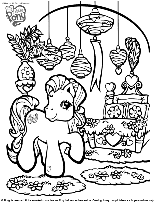 Dibujo para colorear: My Little Pony (Dibujos animados) #42193 - Dibujos para Colorear e Imprimir Gratis