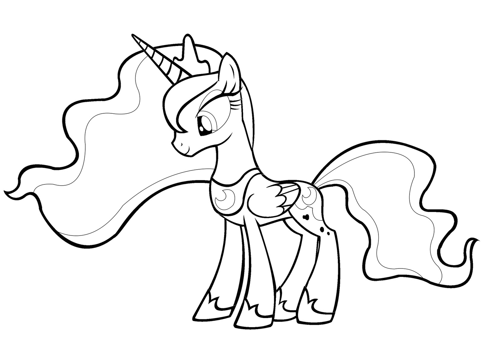 Dibujos de My Little Pony #42220 (Dibujos animados) para colorear – Páginas  imprimibles gratis