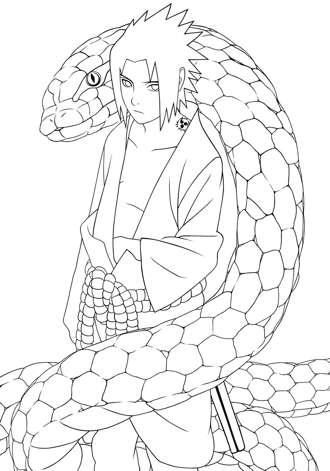 Dibujo para colorear: Naruto (Dibujos animados) #38070 - Dibujos para Colorear e Imprimir Gratis