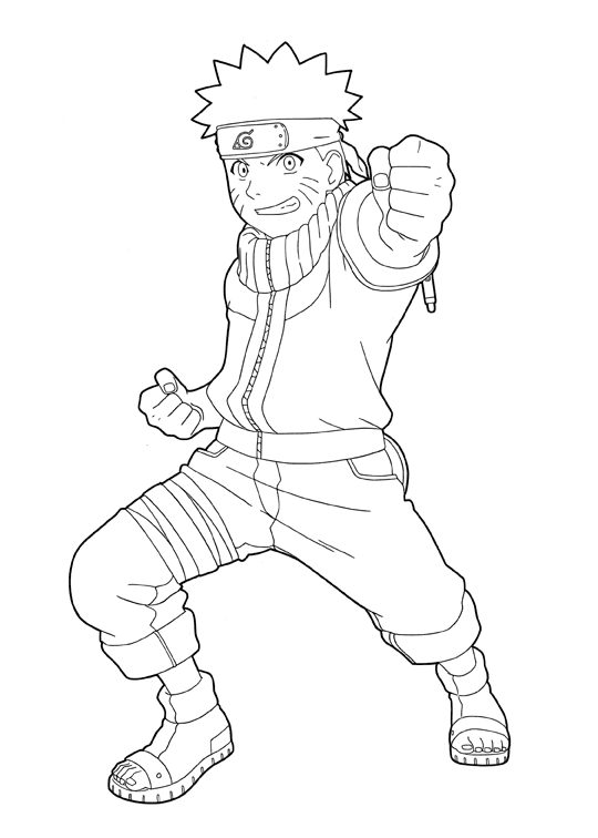 Dibujo para colorear: Naruto (Dibujos animados) #38072 - Dibujos para Colorear e Imprimir Gratis