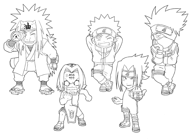 Dibujo para colorear: Naruto (Dibujos animados) #38088 - Dibujos para Colorear e Imprimir Gratis