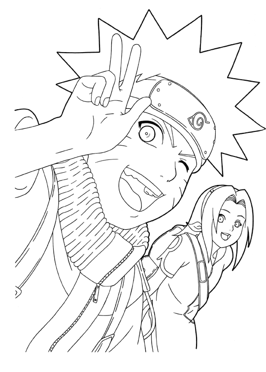 Dibujo para colorear: Naruto (Dibujos animados) #38097 - Dibujos para Colorear e Imprimir Gratis