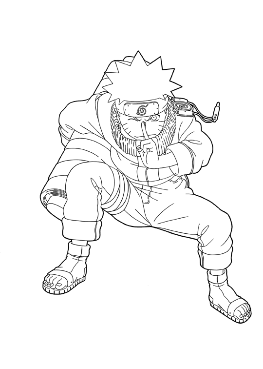 Dibujo para colorear: Naruto (Dibujos animados) #38107 - Dibujos para Colorear e Imprimir Gratis