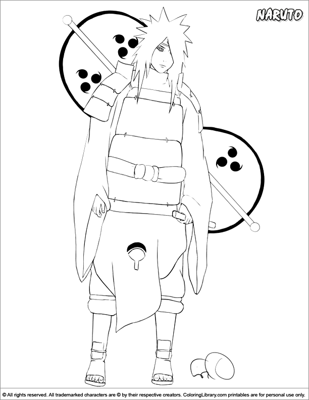 Dibujo para colorear: Naruto (Dibujos animados) #38163 - Dibujos para Colorear e Imprimir Gratis