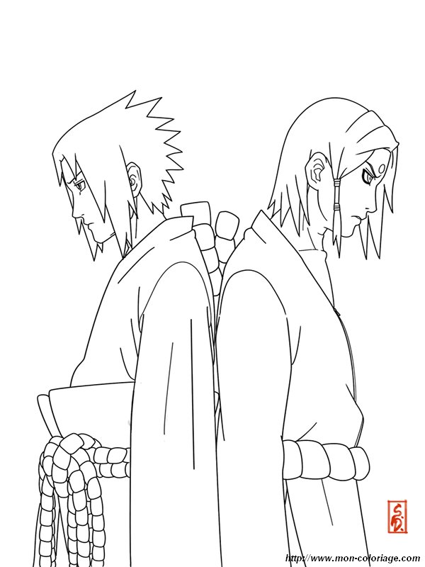 Dibujo para colorear: Naruto (Dibujos animados) #38164 - Dibujos para Colorear e Imprimir Gratis