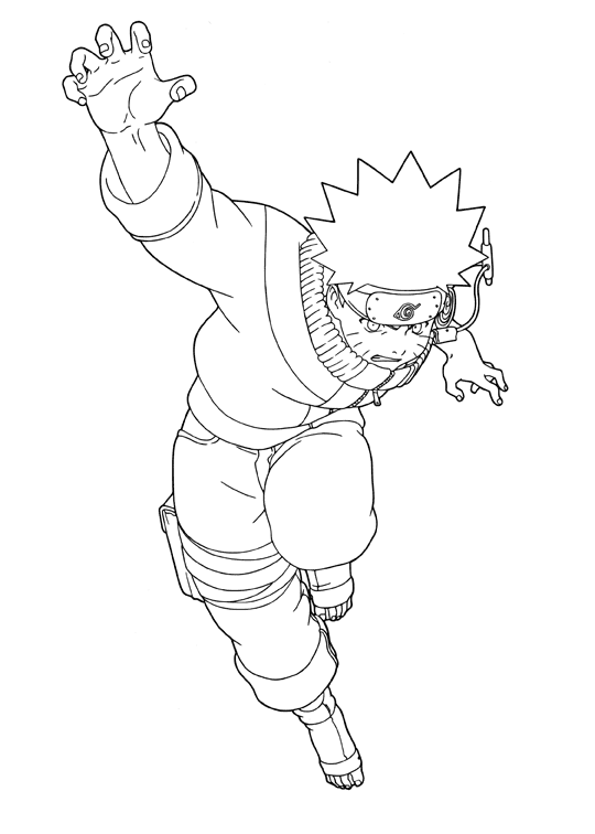 Dibujo para colorear: Naruto (Dibujos animados) #38171 - Dibujos para Colorear e Imprimir Gratis