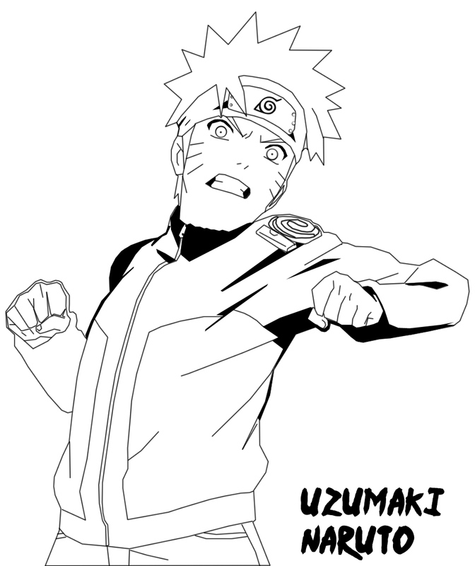 Dibujo para colorear: Naruto (Dibujos animados) #38221 - Dibujos para Colorear e Imprimir Gratis