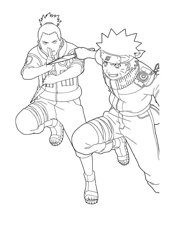 Dibujo para colorear: Naruto (Dibujos animados) #38222 - Dibujos para Colorear e Imprimir Gratis