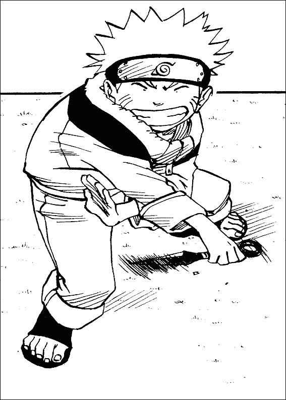 Dibujo para colorear: Naruto (Dibujos animados) #38279 - Dibujos para Colorear e Imprimir Gratis