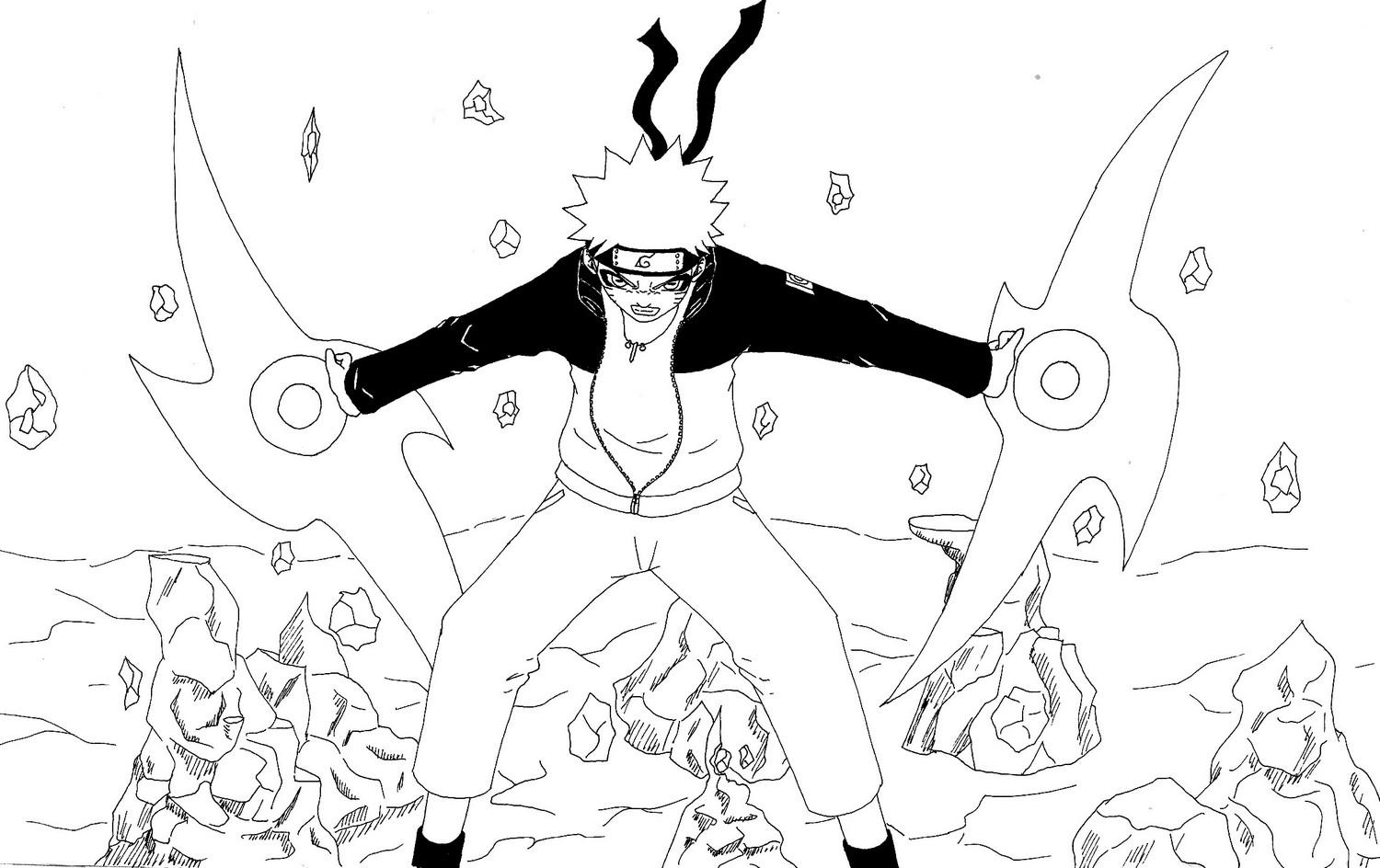 Dibujo para colorear: Naruto (Dibujos animados) #38330 - Dibujos para Colorear e Imprimir Gratis