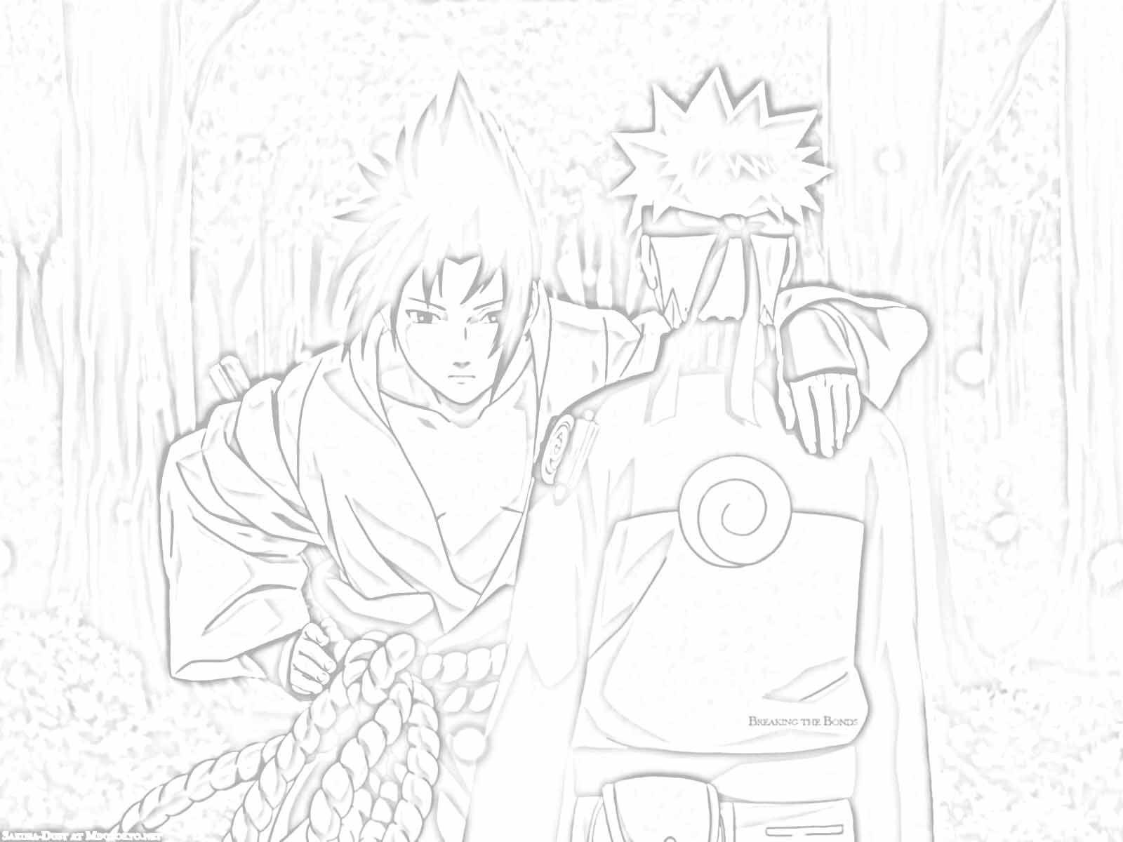 Dibujo para colorear: Naruto (Dibujos animados) #38360 - Dibujos para Colorear e Imprimir Gratis