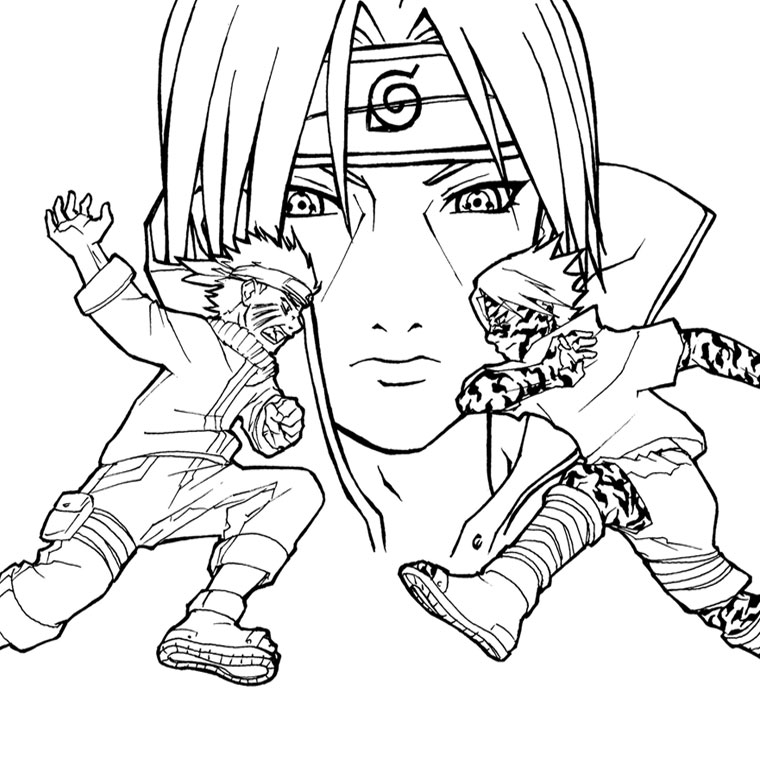 Dibujo para colorear: Naruto (Dibujos animados) #38370 - Dibujos para Colorear e Imprimir Gratis