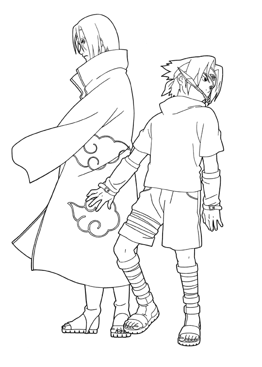 Dibujo para colorear: Naruto (Dibujos animados) #38393 - Dibujos para Colorear e Imprimir Gratis