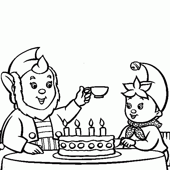 Dibujo para colorear: Noddy (Dibujos animados) #44567 - Dibujos para Colorear e Imprimir Gratis