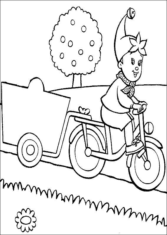 Dibujo para colorear: Noddy (Dibujos animados) #44587 - Dibujos para Colorear e Imprimir Gratis