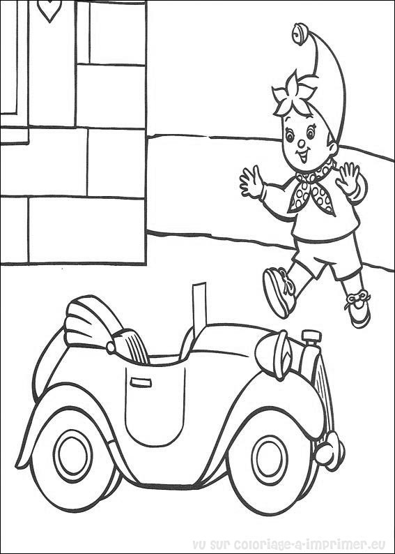 Dibujo para colorear: Noddy (Dibujos animados) #44690 - Dibujos para Colorear e Imprimir Gratis