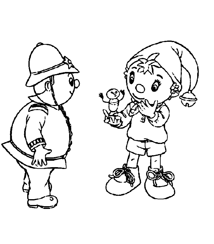 Dibujo para colorear: Noddy (Dibujos animados) #44705 - Dibujos para Colorear e Imprimir Gratis