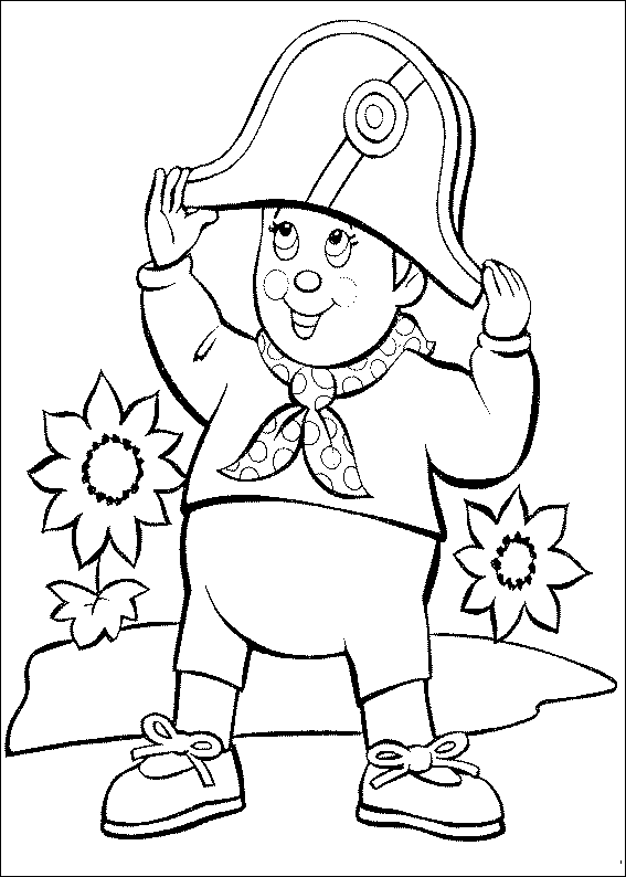 Dibujo para colorear: Noddy (Dibujos animados) #44743 - Dibujos para Colorear e Imprimir Gratis