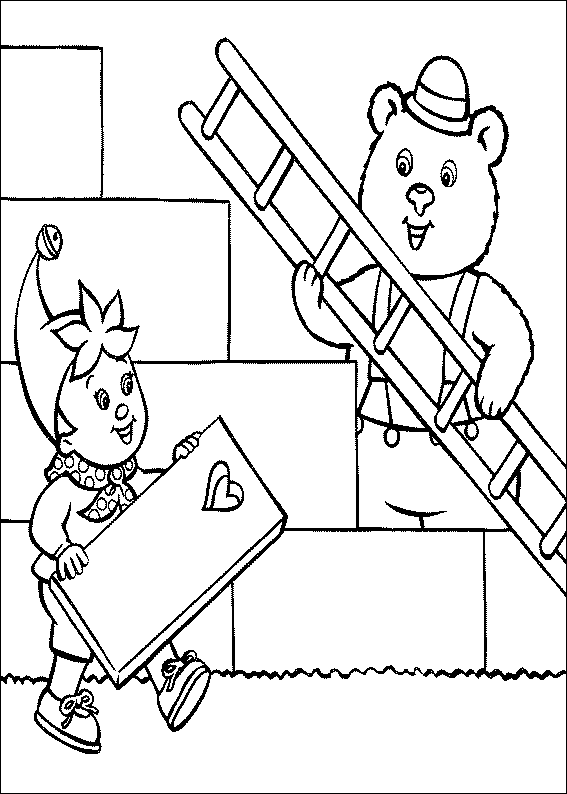 Dibujo para colorear: Noddy (Dibujos animados) #44744 - Dibujos para Colorear e Imprimir Gratis