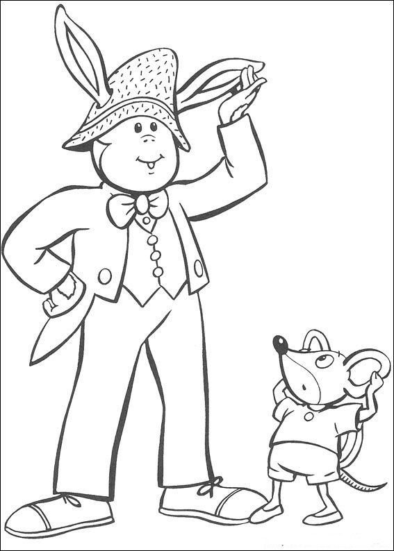 Dibujo para colorear: Noddy (Dibujos animados) #44777 - Dibujos para Colorear e Imprimir Gratis