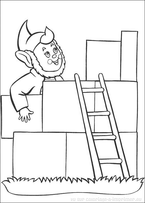 Dibujo para colorear: Noddy (Dibujos animados) #44785 - Dibujos para Colorear e Imprimir Gratis