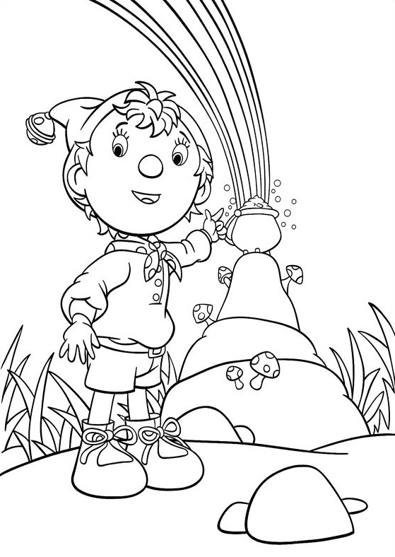 Dibujo para colorear: Noddy (Dibujos animados) #44794 - Dibujos para Colorear e Imprimir Gratis