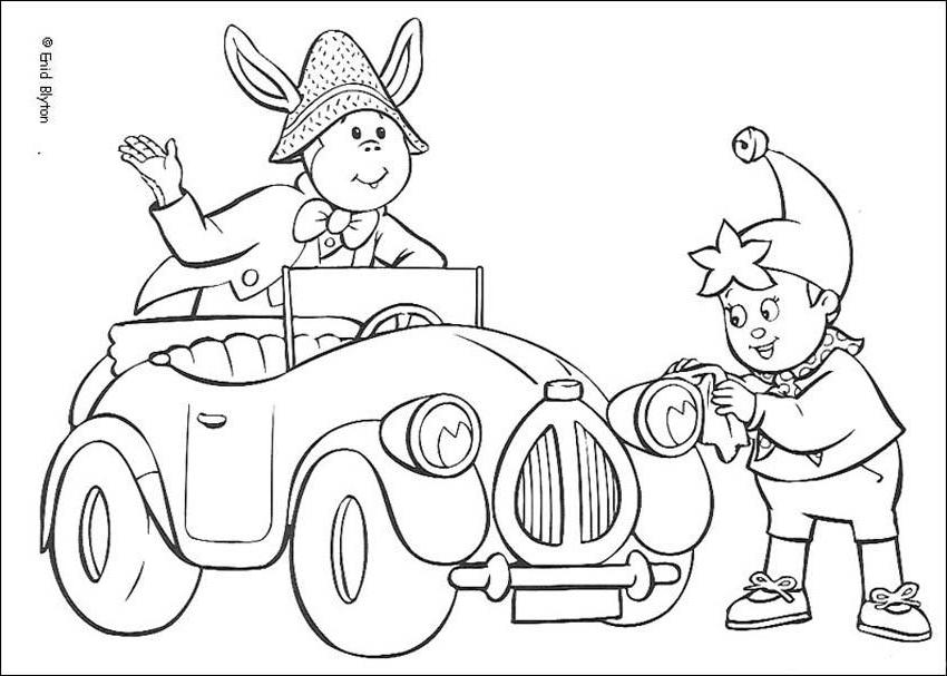 Dibujo para colorear: Noddy (Dibujos animados) #44799 - Dibujos para Colorear e Imprimir Gratis