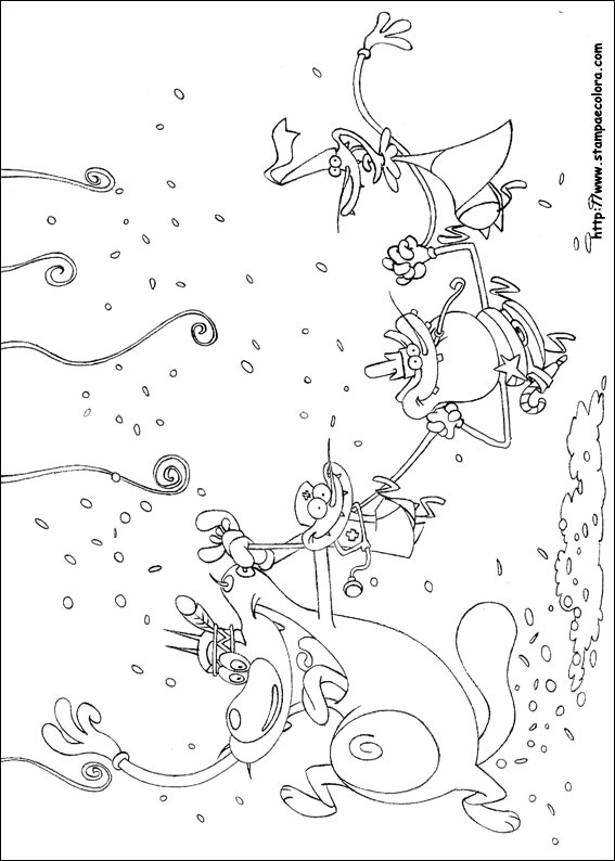 Dibujo para colorear: Oggy and the Cockroaches (Dibujos animados) #37888 - Dibujos para Colorear e Imprimir Gratis