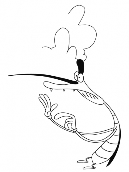Dibujo para colorear: Oggy and the Cockroaches (Dibujos animados) #37901 - Dibujos para Colorear e Imprimir Gratis