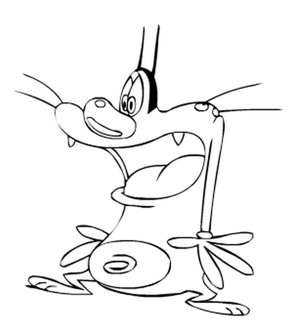 Dibujo para colorear: Oggy and the Cockroaches (Dibujos animados) #37916 - Dibujos para Colorear e Imprimir Gratis