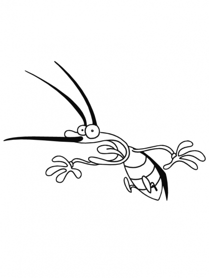 Dibujo para colorear: Oggy and the Cockroaches (Dibujos animados) #37939 - Dibujos para Colorear e Imprimir Gratis