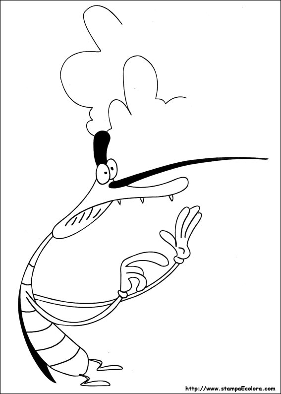 Dibujo para colorear: Oggy and the Cockroaches (Dibujos animados) #38030 - Dibujos para Colorear e Imprimir Gratis