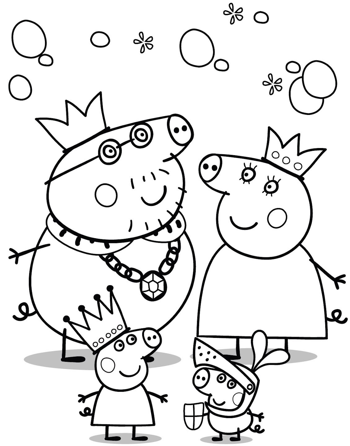 Dibujos de Peppa Pig #43909 (Dibujos animados) para colorear – Páginas  imprimibles gratis