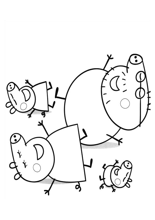 Dibujo para colorear: Peppa Pig (Dibujos animados) #43918 - Dibujos para Colorear e Imprimir Gratis