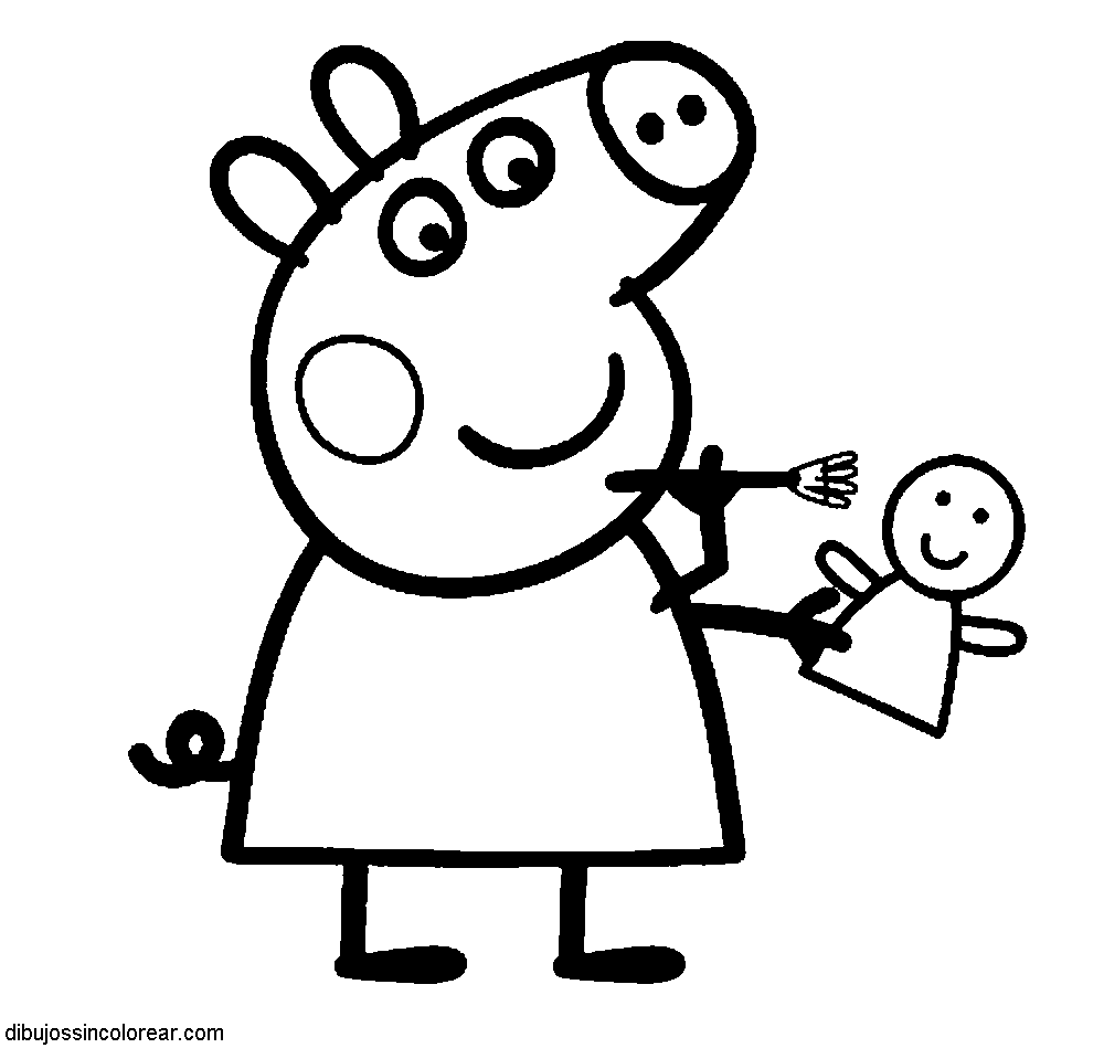 Dibujos de Peppa Pig #43929 (Dibujos animados) para colorear – Páginas  imprimibles gratis