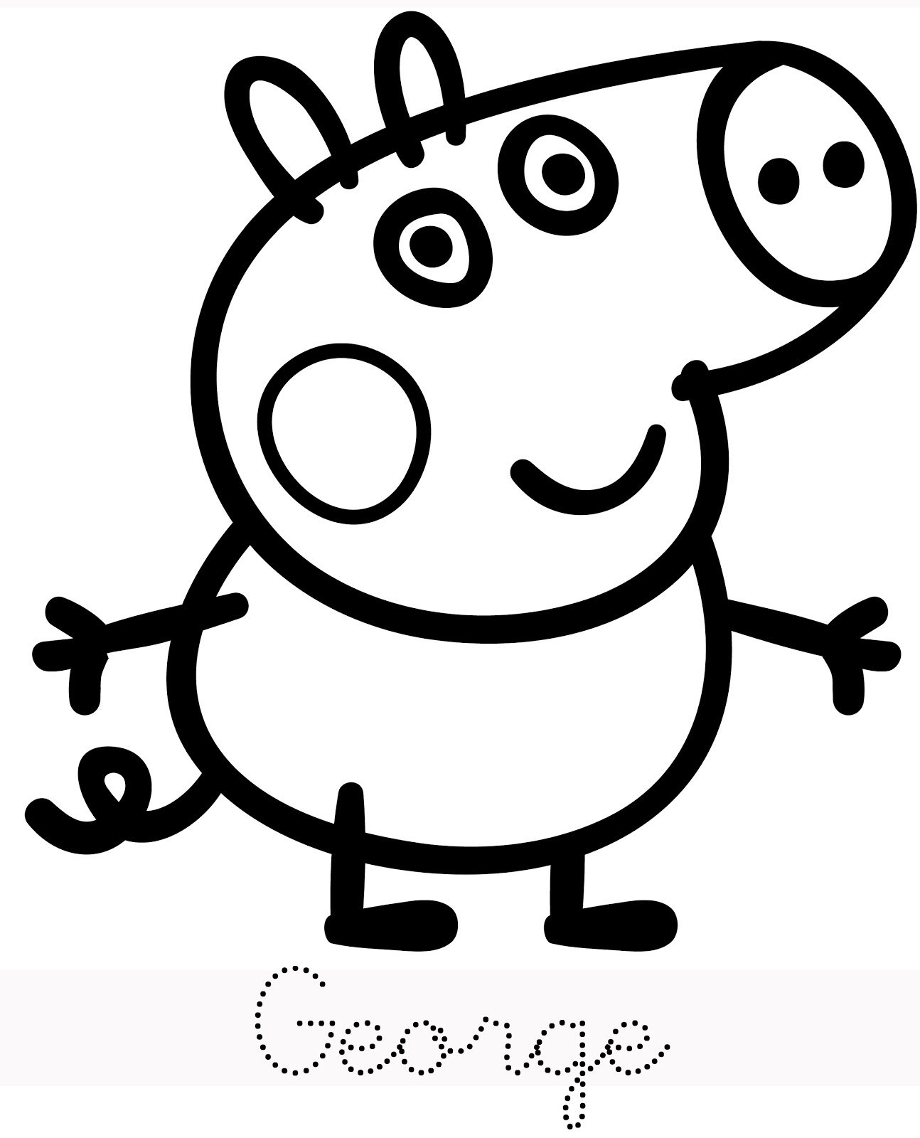 cerebro Rebajar Pedicab Dibujos de Peppa Pig #43942 (Dibujos animados) para colorear – Páginas  imprimibles gratis