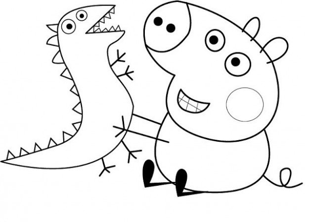 Dibujos de Peppa Pig #43944 (Dibujos animados) para colorear – Páginas  imprimibles gratis