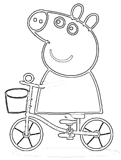 Dibujo para colorear: Peppa Pig (Dibujos animados) #43966 - Dibujos para Colorear e Imprimir Gratis