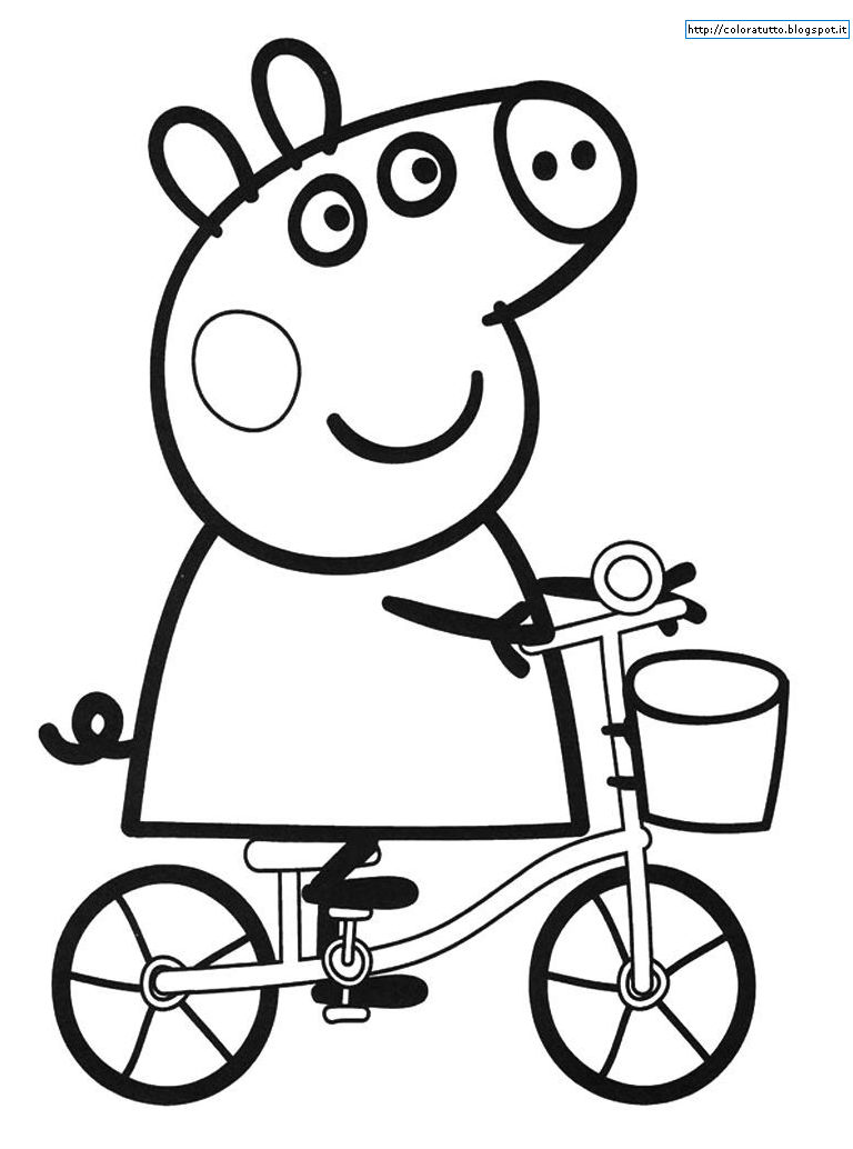 Dibujo para colorear: Peppa Pig (Dibujos animados) #43968 - Dibujos para Colorear e Imprimir Gratis