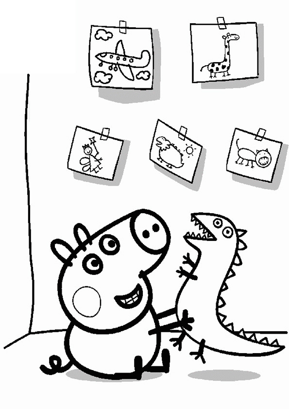Dibujo para colorear: Peppa Pig (Dibujos animados) #43970 - Dibujos para Colorear e Imprimir Gratis