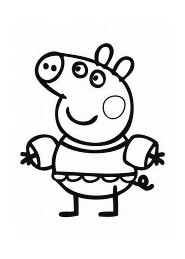 Dibujos de Peppa Pig #43998 (Dibujos animados) para colorear – Páginas  imprimibles gratis