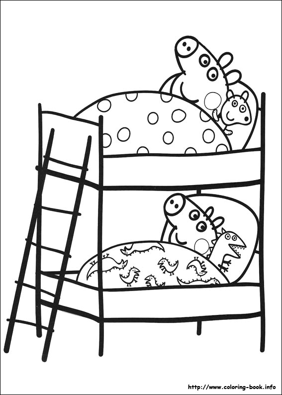 Dibujo para colorear: Peppa Pig (Dibujos animados) #44004 - Dibujos para Colorear e Imprimir Gratis