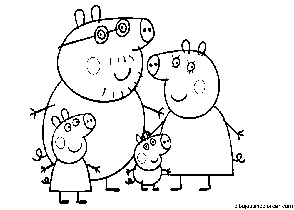 Dibujos de Peppa Pig #44013 (Dibujos animados) para colorear – Páginas  imprimibles gratis