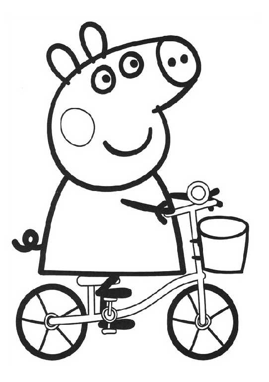 Dibujo para colorear: Peppa Pig (Dibujos animados) #44025 - Dibujos para Colorear e Imprimir Gratis