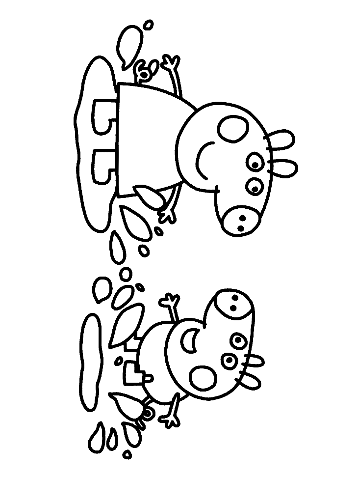 Dibujo para colorear: Peppa Pig (Dibujos animados) #44040 - Dibujos para Colorear e Imprimir Gratis