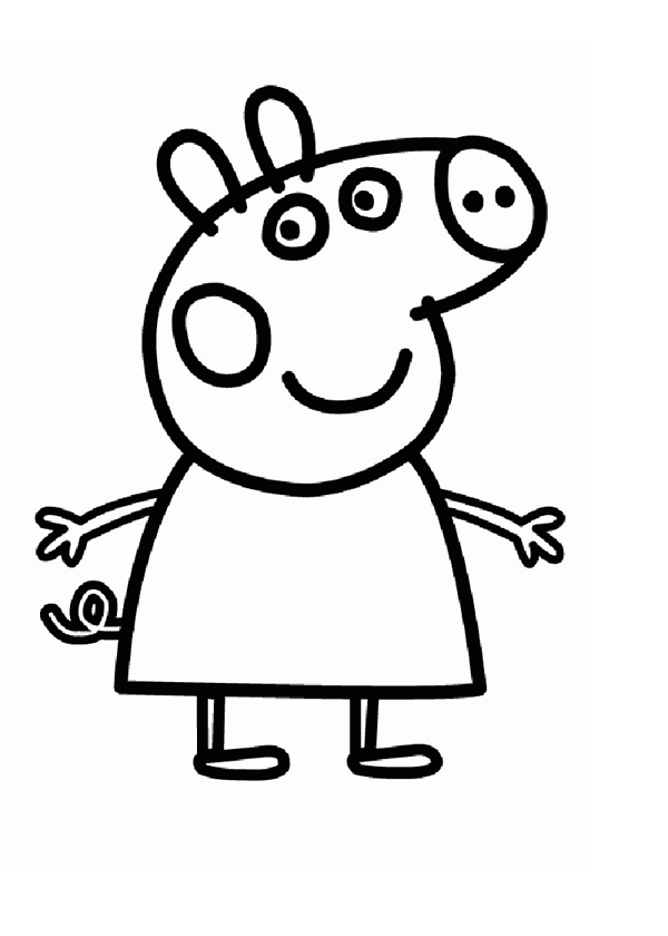 Dibujos de Peppa Pig #44042 (Dibujos animados) para colorear – Páginas  imprimibles gratis