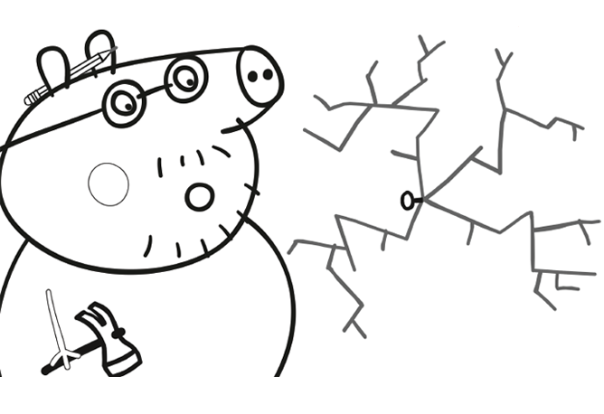 Dibujo para colorear: Peppa Pig (Dibujos animados) #44086 - Dibujos para Colorear e Imprimir Gratis