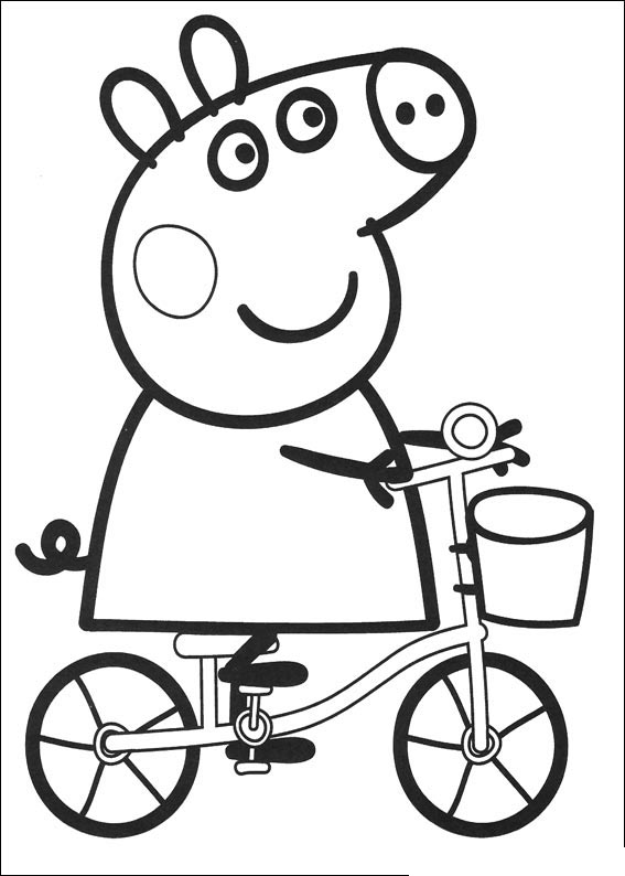 Dibujo para colorear: Peppa Pig (Dibujos animados) #44093 - Dibujos para Colorear e Imprimir Gratis