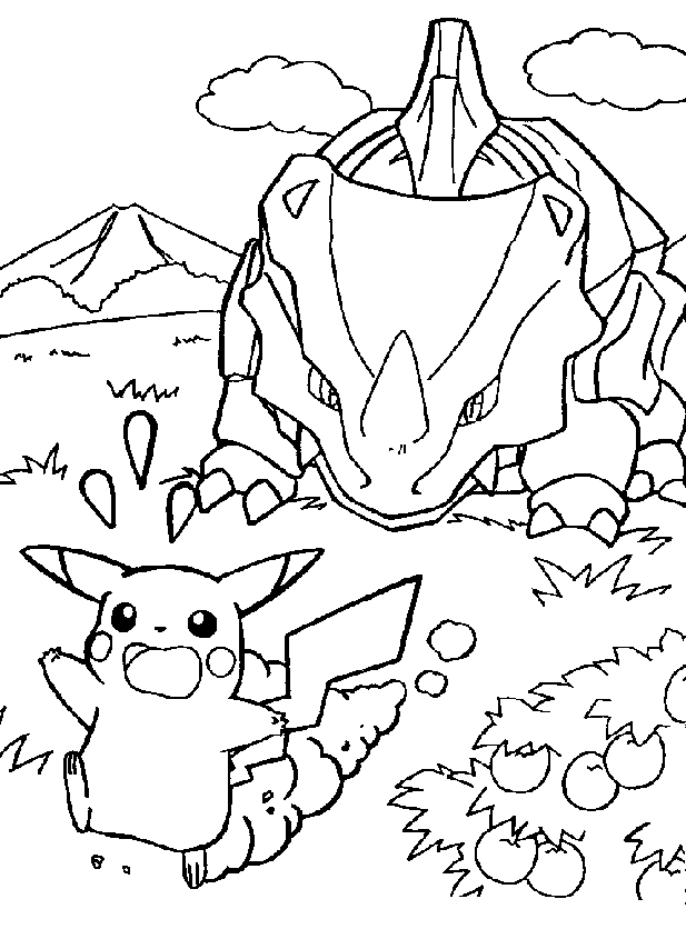 Dibujo para colorear: Pokemon (Dibujos animados) #24622 - Dibujos para Colorear e Imprimir Gratis