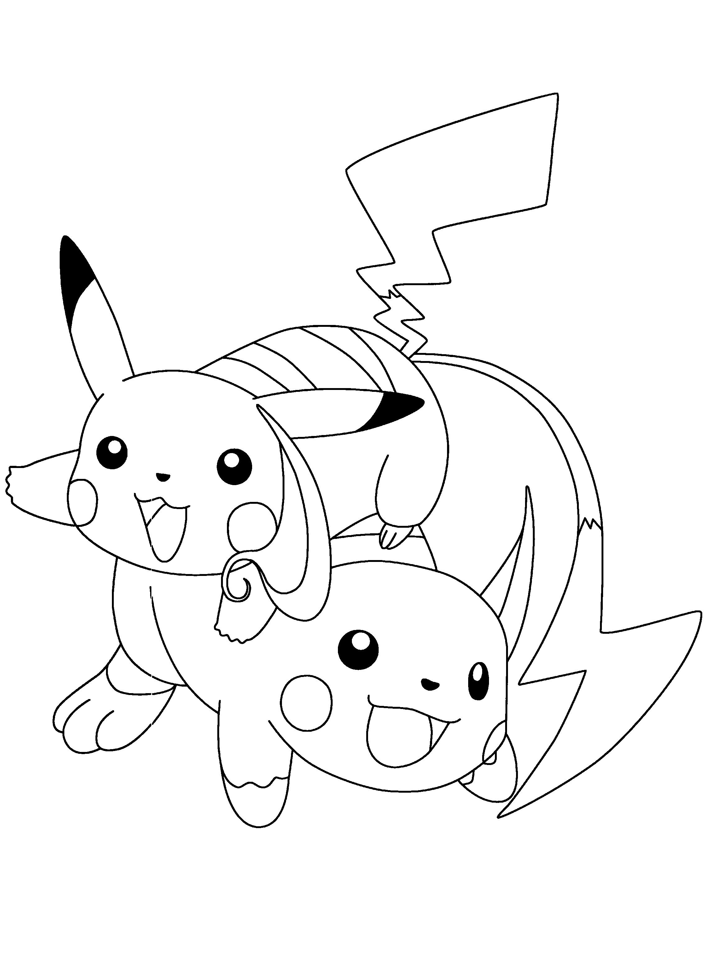 Dibujo para colorear: Pokemon (Dibujos animados) #24707 - Dibujos para Colorear e Imprimir Gratis